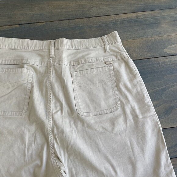 FDJ French Dressing Tan Capri Mid Rise Pants Casual Outdoor Womens Size 14 (J6) - Picture 5 of 7